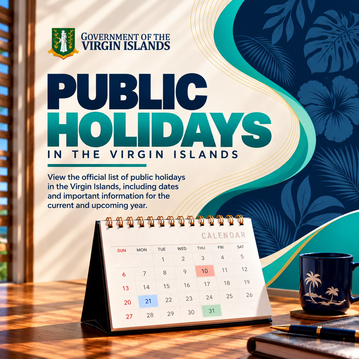 Virgin Islands Public Holidays Thumbnail