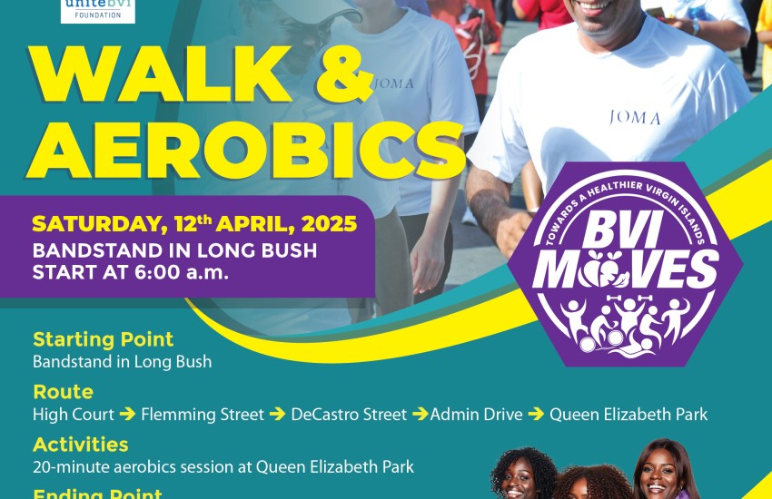 BVI Moves Community Walk Scheduled for April 12