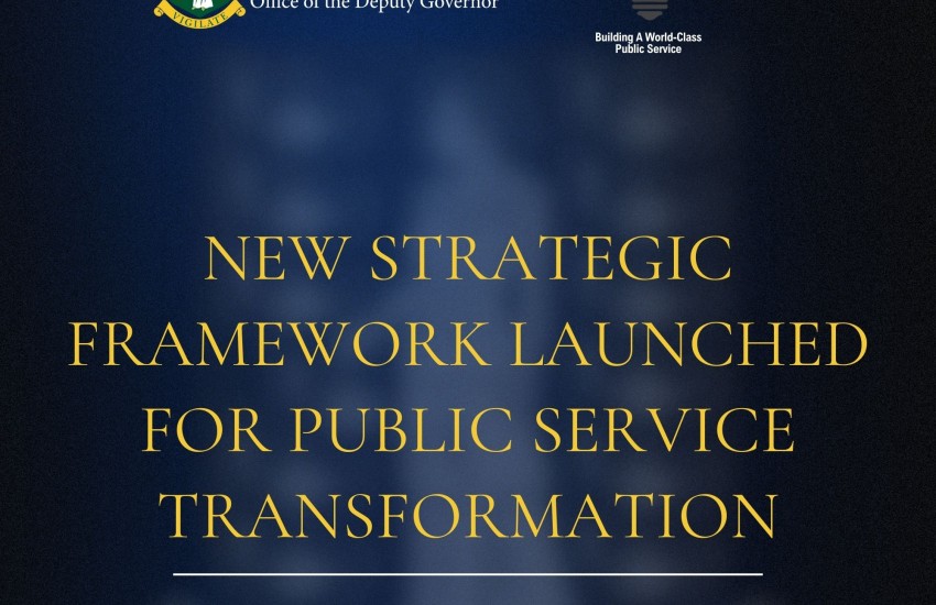New Strategic Framework to Enhance Public Service Transformation