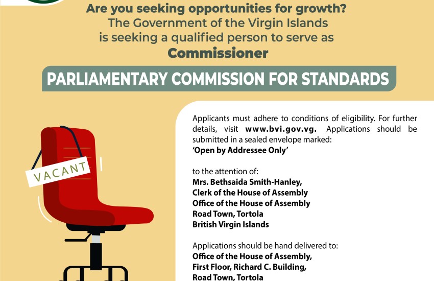 Vacancy Notice - Commissioners for the Commission for Standard