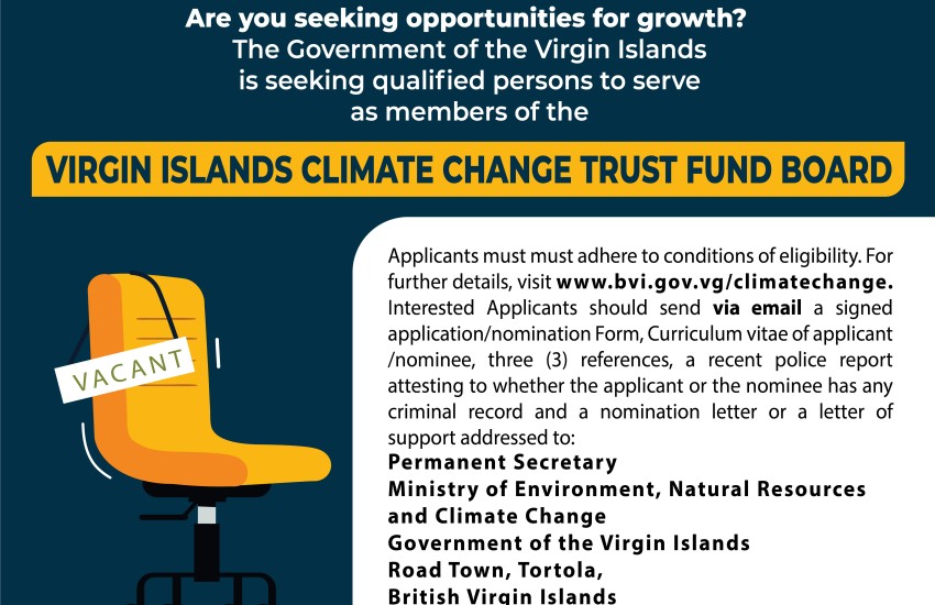 Climate Change Trust Fund Board Seeks Members