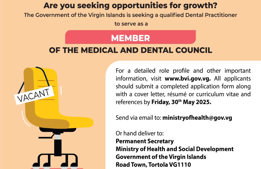 Vacancy Notice: Medical and Dental Council