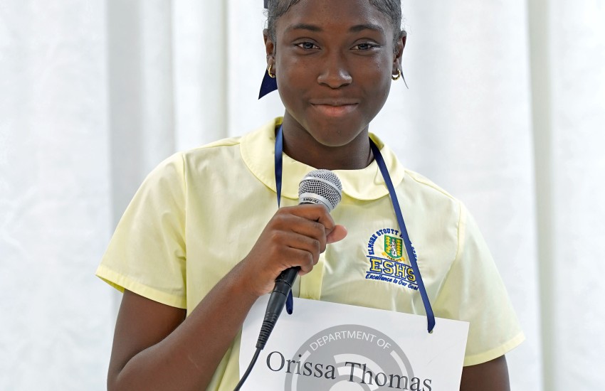 2025 Secondary School Spelling Bee Champion