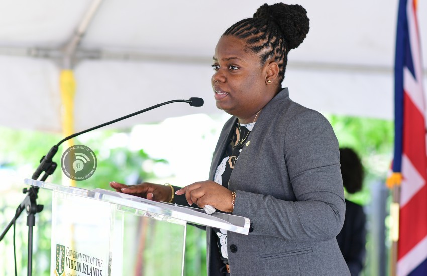 Honourable Sharie B. de Castro at Eslyn Henley Riciez Learning Centre Opening
