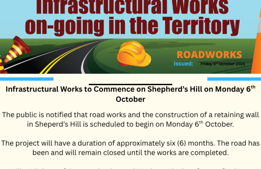 Bulletin- Infrastructural Works to Commence on Shepherd’s Hill on Monday 6th October