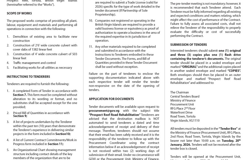 Prospect Reef Road Development Project