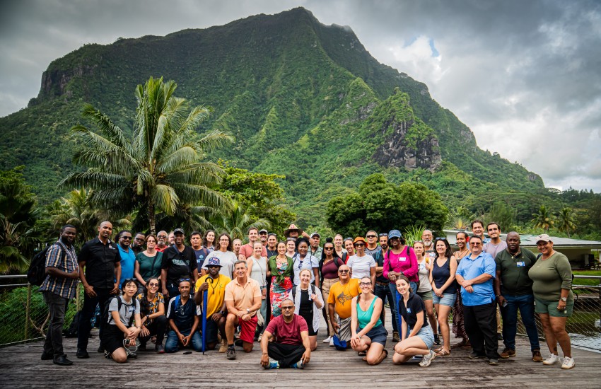 Group in Tahiti