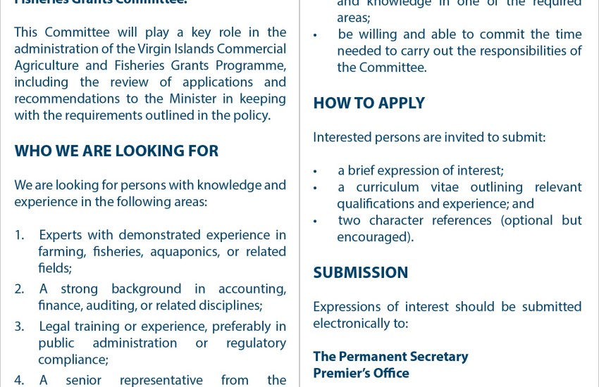 Agriculture and Fisheries Grants Committee 2
