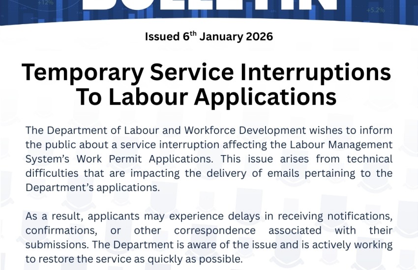 Bulletin - Temporary Service Interruptions to Labour Applications