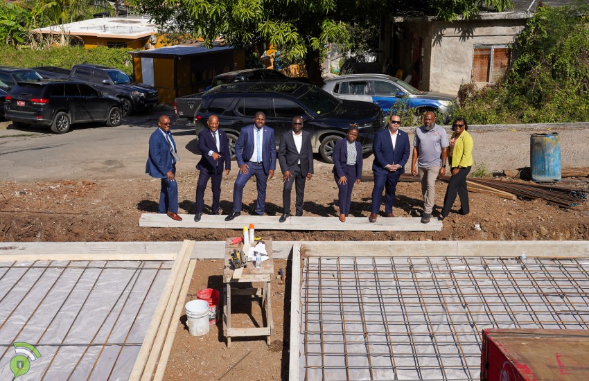 Group Photo of Officials Facing Long Look Social Home Complex