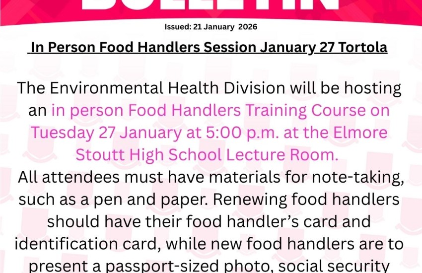 20260121 January Food Handlers