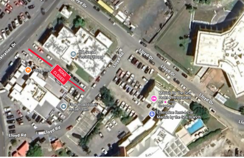 A Portion of Lloyd Road to be Temporarily Closed on Saturday 24th January png