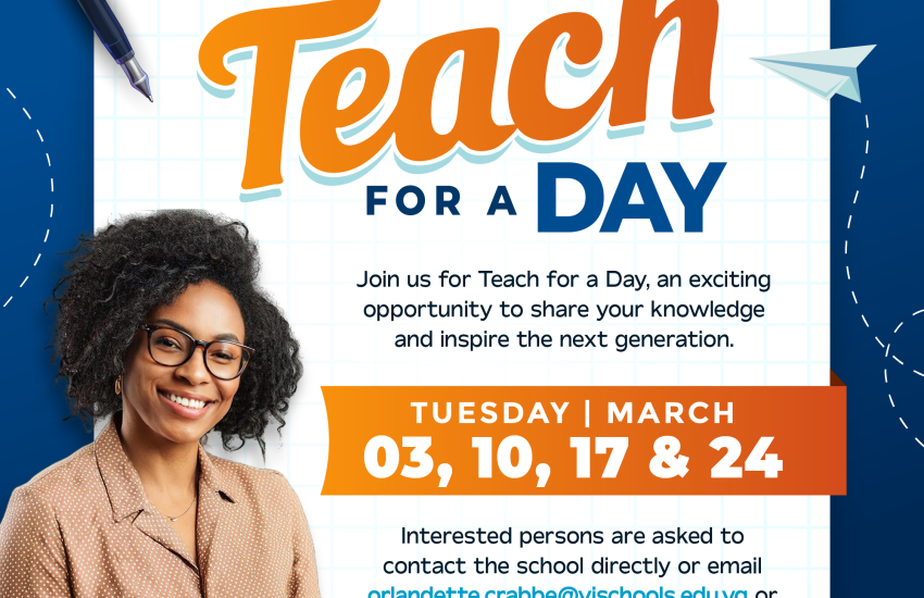 Teach For A Day 2026 Flyer
