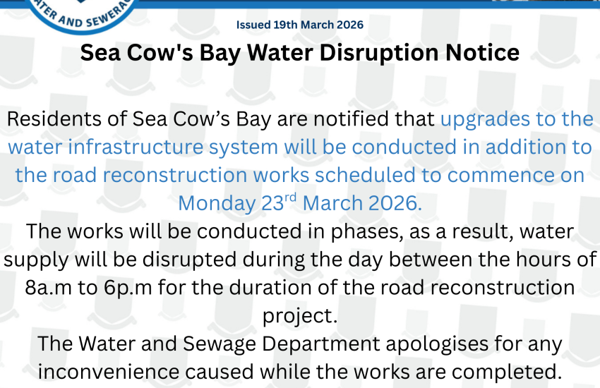 Sea Cow's Bay Water Disruption Notice.png