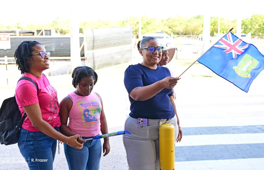 Community Members Welcoming Team BVI Photo 2