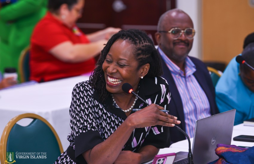 Scenes from the 17th annual meeting of the CDEMA TAC’s session on April 14 in Road Town.