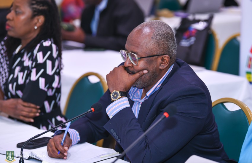 Scenes from the 17th annual meeting of the CDEMA TAC’s session on April 14 in Road Town.