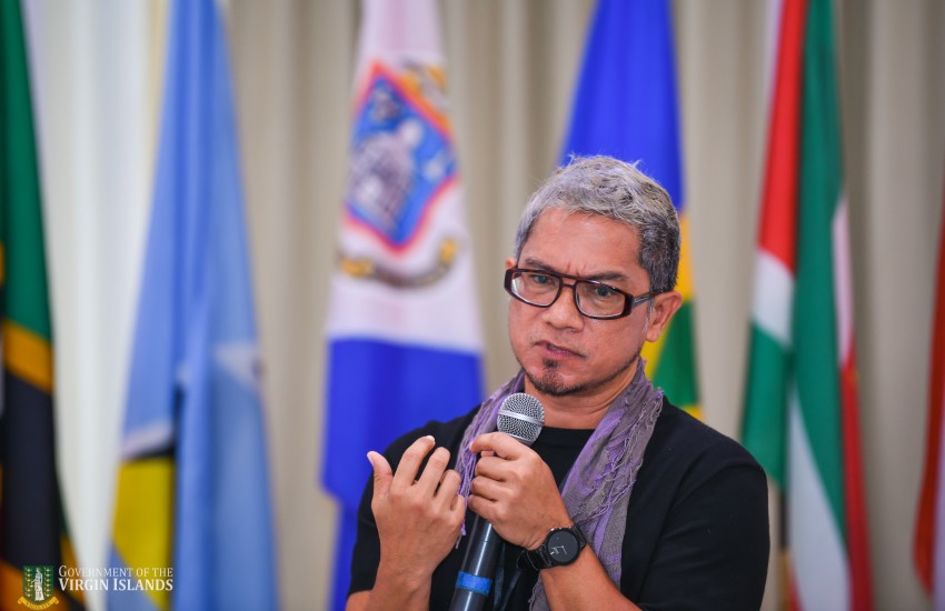 Scenes from the 17th annual meeting of the CDEMA TAC’s session on April 14 in Road Town.
