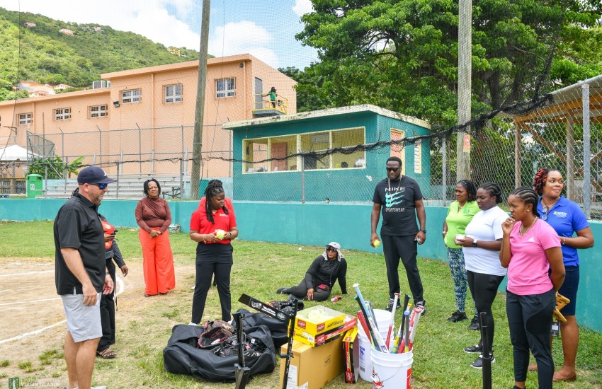 Softball Donation and Training