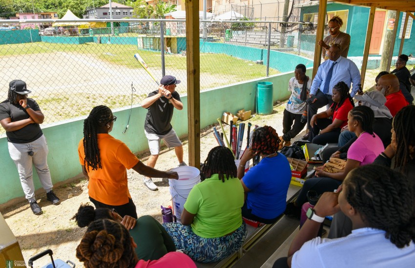 Softball Training Session