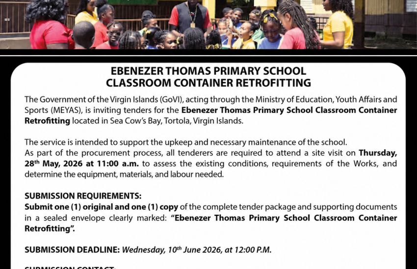 Ebenezer Thomas Primary School Classroom Container Retrofitting