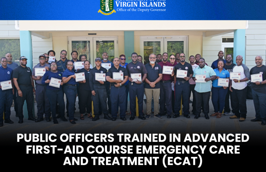 Public Officers Trained in Advanced First-Aid Course Emergency Care and Treatment (ECAT)