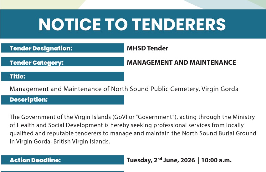 Northsound Cemetery Tender Notice E-Flyer