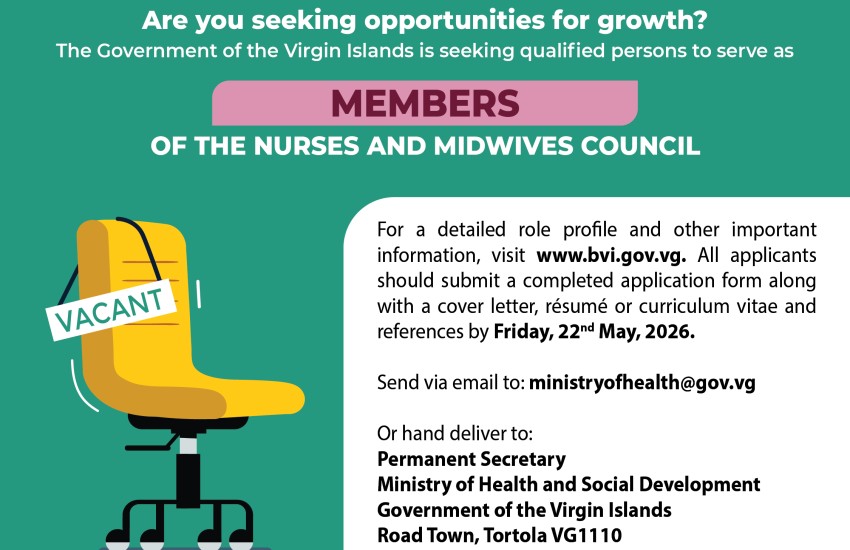 Vacancy Notice Nurses and Midwives Council E-Flyer