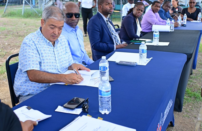  Contract Signing for Track Resurfacing Photo 2