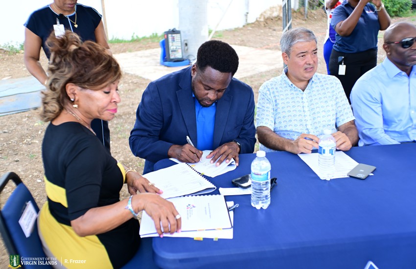  Contract Signing for Track Resurfacing Photo 4