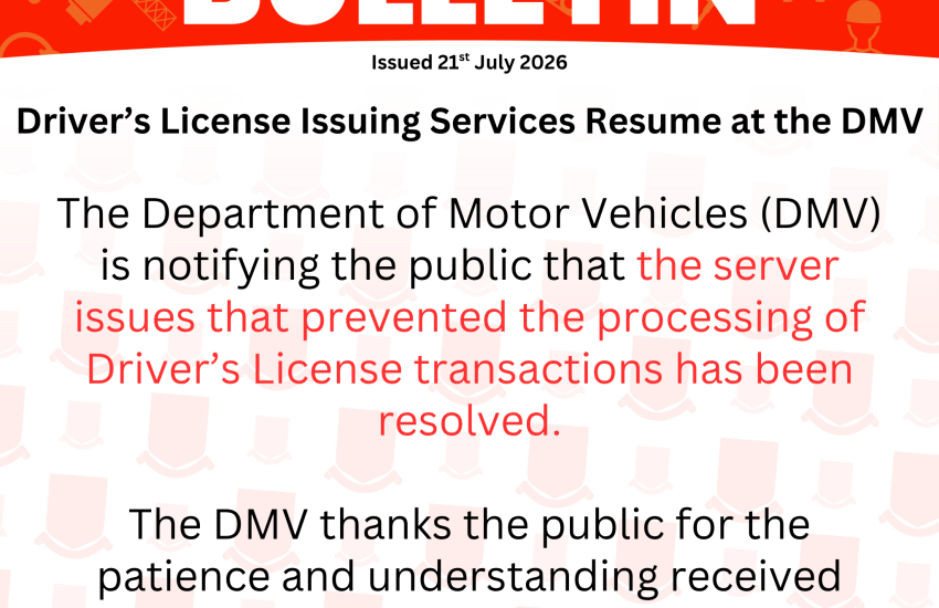 Driver’s License Issuing Services Resume at the DMV