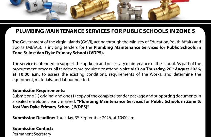 Plumbing Maintenance Services for Public Schools in Zone 5