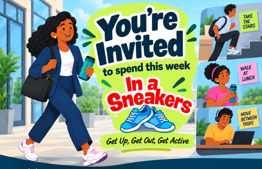 In a sneakers flyer
