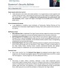 Governor's Security Bulletin | 18th September
