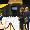 Honourable Lorna G Smith at the celebration of life for Dr. Robert Mathavious OBE