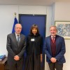 Honourable Lorna Smith meets with European and International Partners