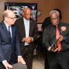Director of 911 Russel Jones, Honourable Wheatley and Governor Pruce 2