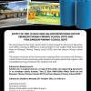 Supply of Two Blue 5000-Gallon Water Tanks for The Ebenezer Thomas Primary School and Ivan Dawson Primary School