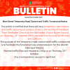 Main Street Temporary Road Closure and Traffic Turnaround Notice