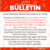 Portion of Main Street Temporary Road Closure 16th-18th October