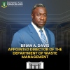 Brian Davis - Appointed Director of Waste Management