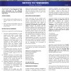 Page for Tender Notice