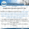 Anegada Water Disruption Notice 20th May