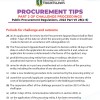 Procurement Tips Part 2