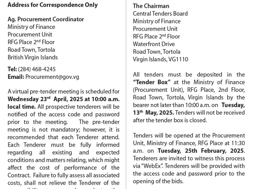 News Release No. 13 Asphalt Paving from West End to Road Town 2