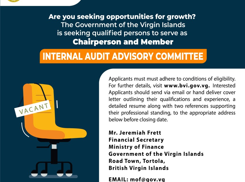 VAC ANCY NOTICE INTERNAL AUDIT ADVISORY COMMITTE