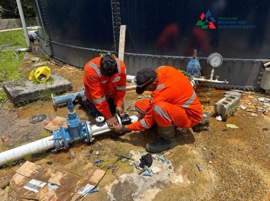 Reservoir Meter Installation 6