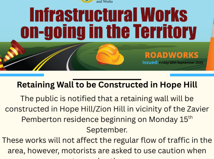 Retaining Wall to be Constructed in Hope Hill