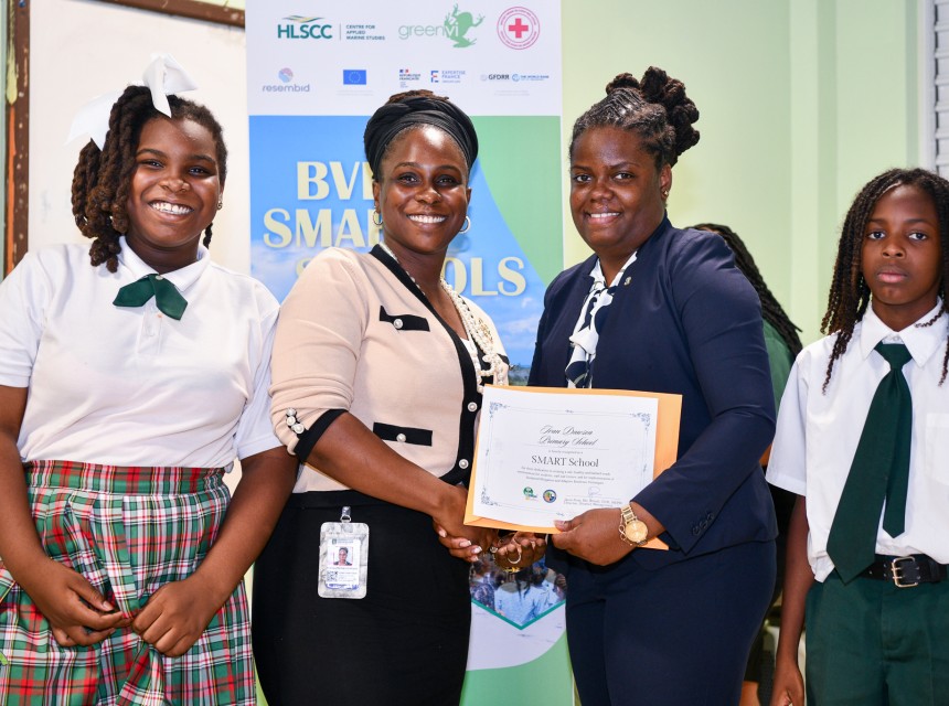 Minister for Education Sharie de Castro shares SMART School certificate