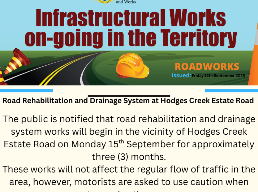 Road Rehabilitation and Drainage System at Hodges Creek Estate Road 